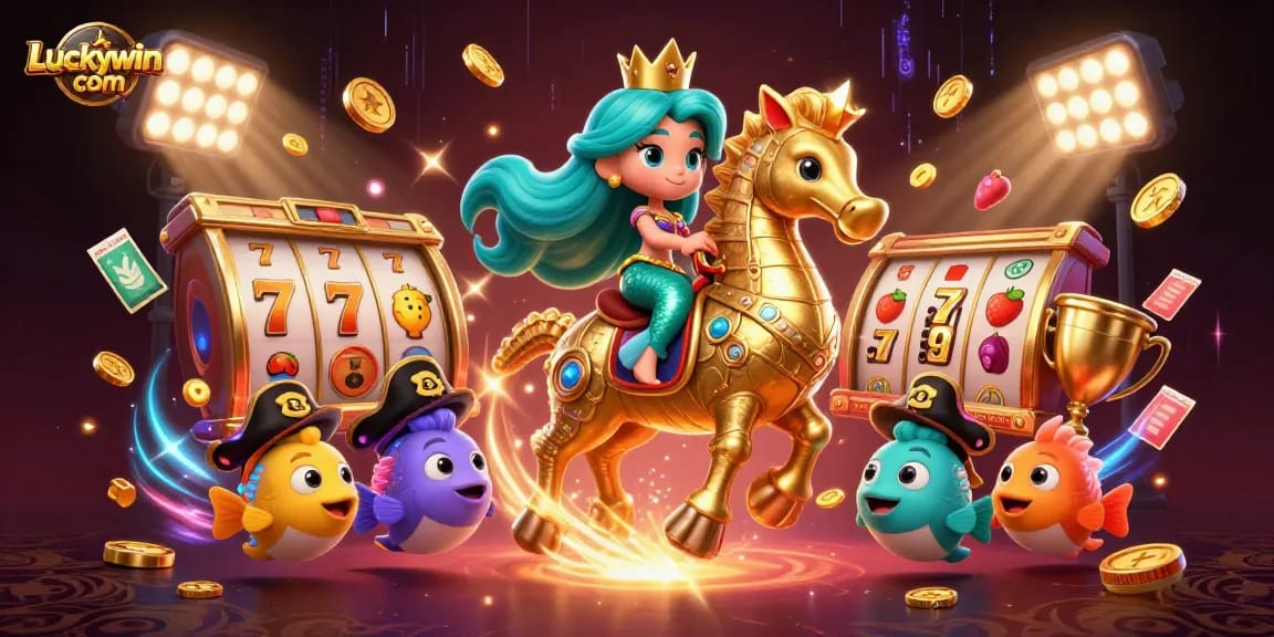 Experience the excitement of winning at Luckywin com with dynamic spins and colorful slot elements