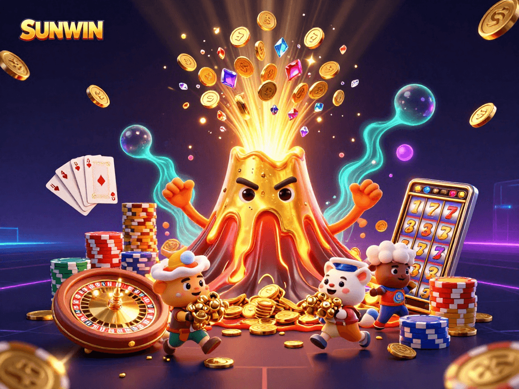 SUNWIN casino offers thrilling gaming with golden treasures and animated adventure