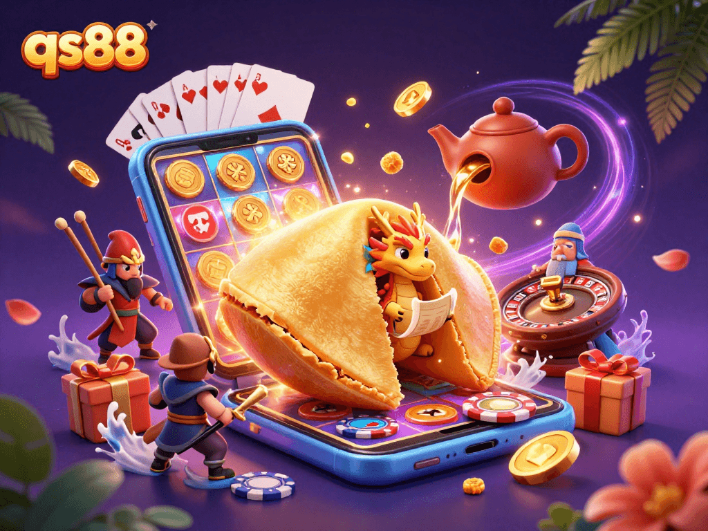 Experience the thrilling qs88 casino action with dynamic slot games, fortune cookies, and powerful dragon guardians.