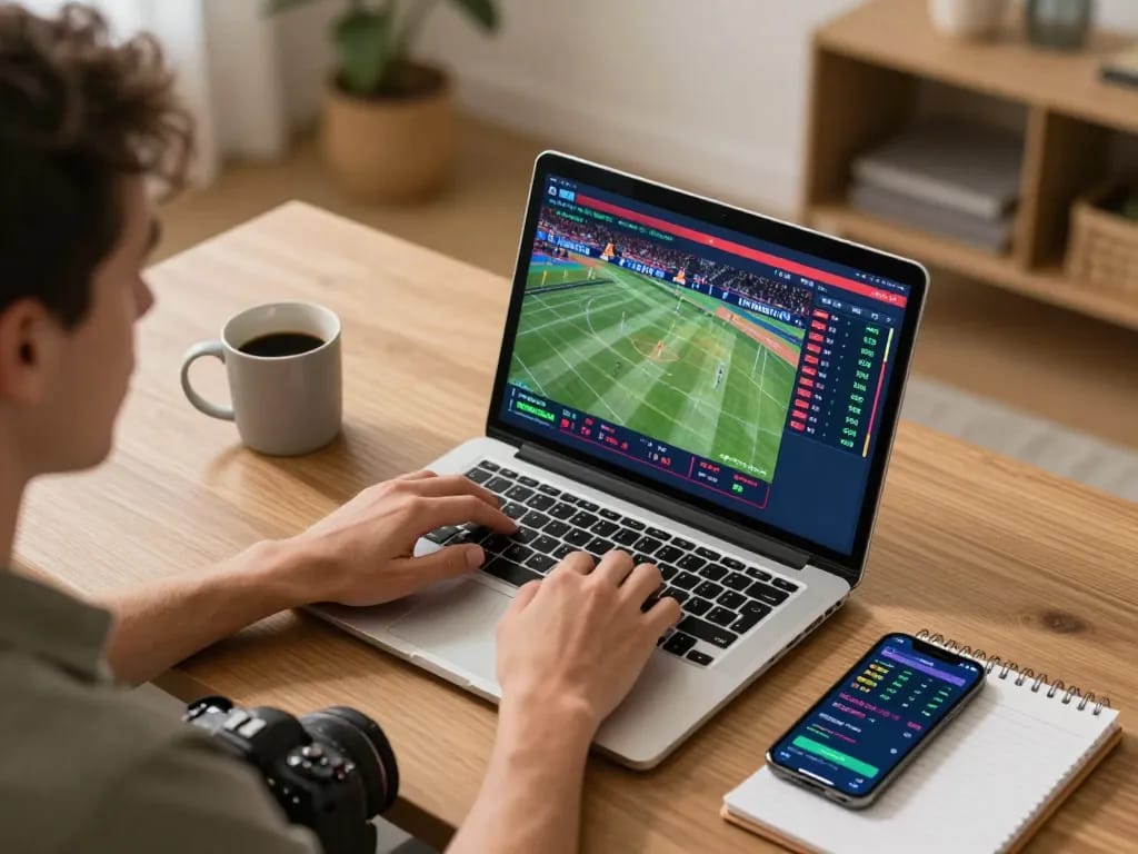 Engaging sports betting experience with cloud-africa app displaying live odds and match updates.
