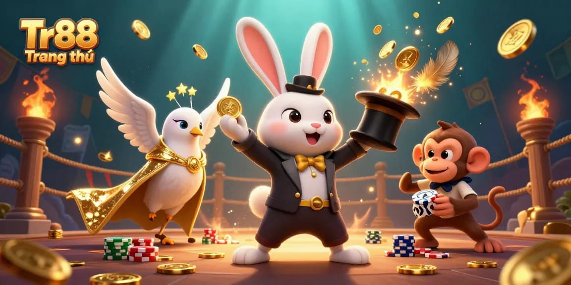 Experience thrilling wins at Tr88 Trang chủ with an enchanted scene of fortune and fun in a vibrant casino.