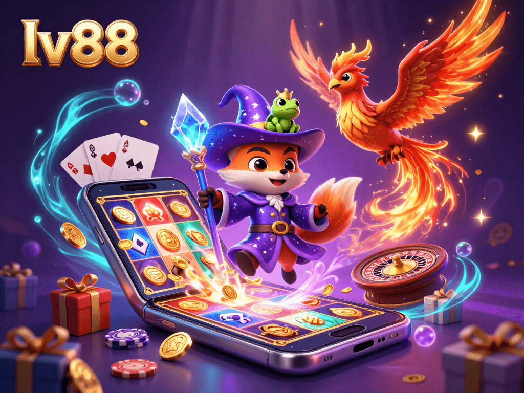 Experience gaming excitement with lv88: a wizard fox, phoenix, and slot adventures!