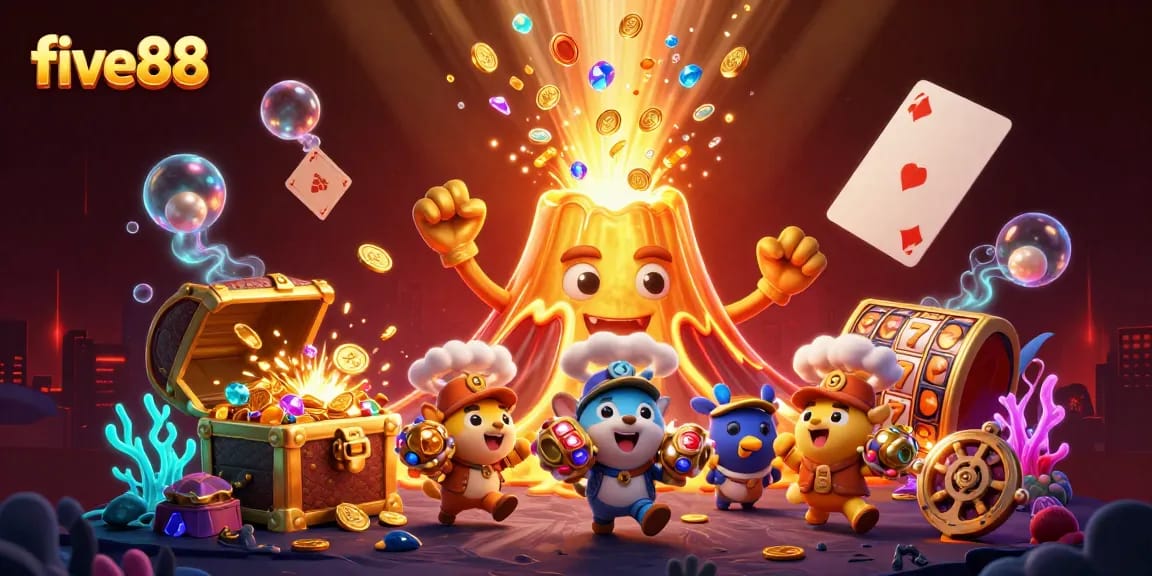 Experience thrilling gameplay at five88 with dynamic slots, vibrant treasures, and exciting casino action.
