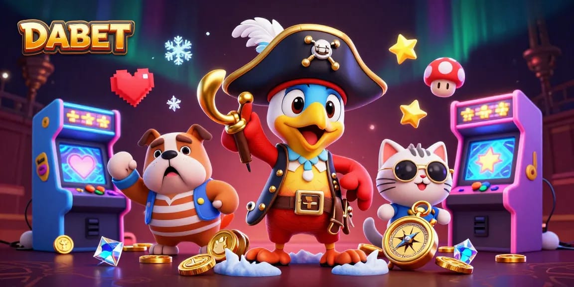 DABET brings exciting casino adventures with lively 3D characters and vibrant gaming elements in a magical atmosphere.