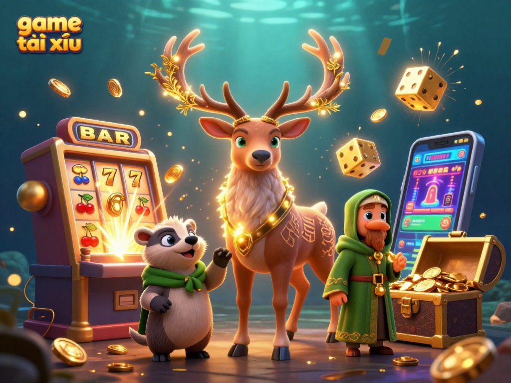 Play game tài xỉu and win big with exciting jackpots and colorful casino elements.