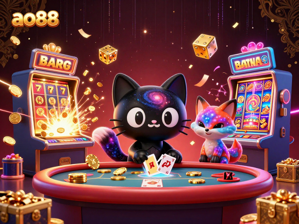 Engage with exciting ao88 slots and jackpots enhanced by dynamic casino elements in 3D.
