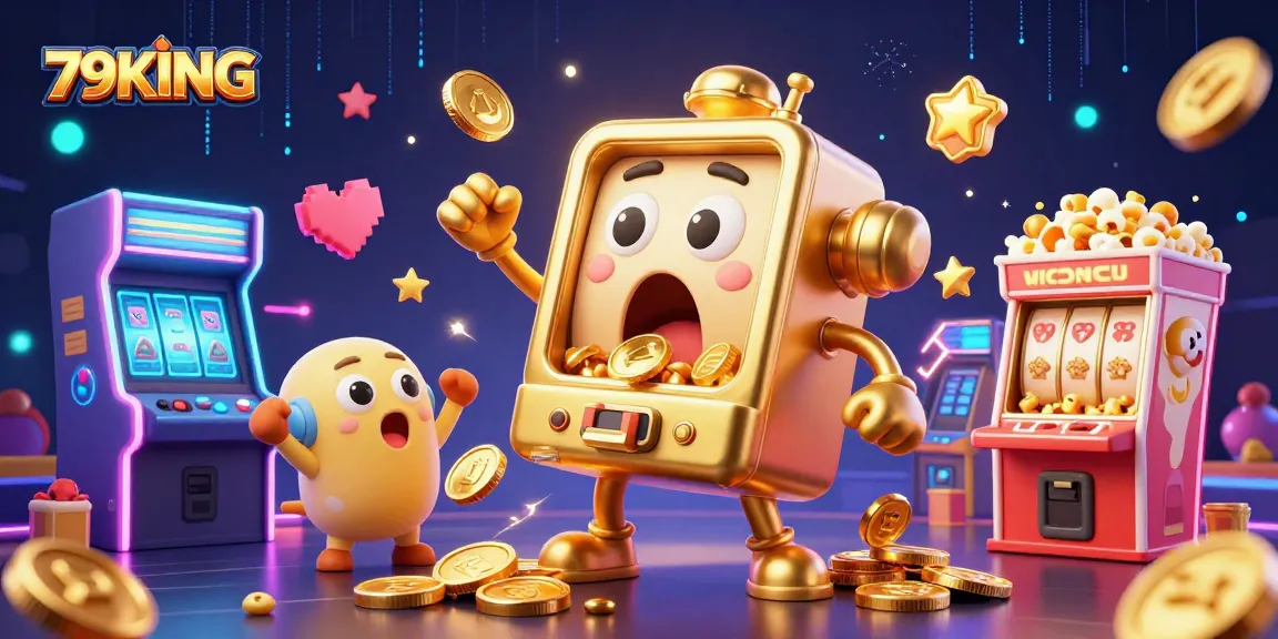 Experience exciting wins with 79KING's colorful jackpot scene featuring thrilling slot machines and festive energy.