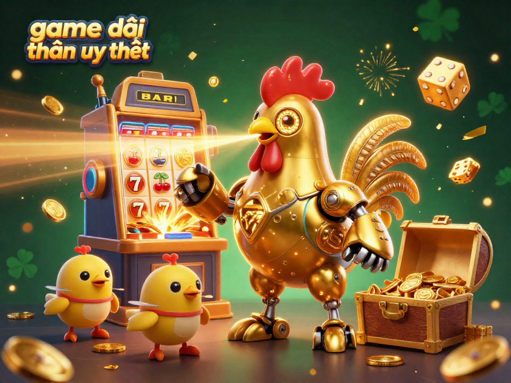 Experience thrilling wins with game đổi thưởng uy tín in a vibrant 3D casino adventure illustration.