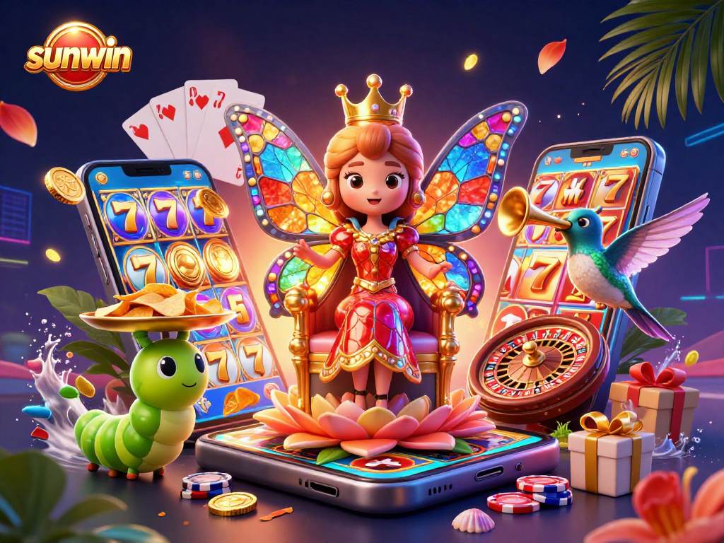 Sunwin invites players to enjoy an exciting slot game with vibrant, colorful graphics and engaging gameplay.