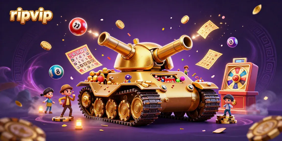 Experience the excitement of ripvip with a vibrant casino tank bursting with lottery fun and dazzling elements.