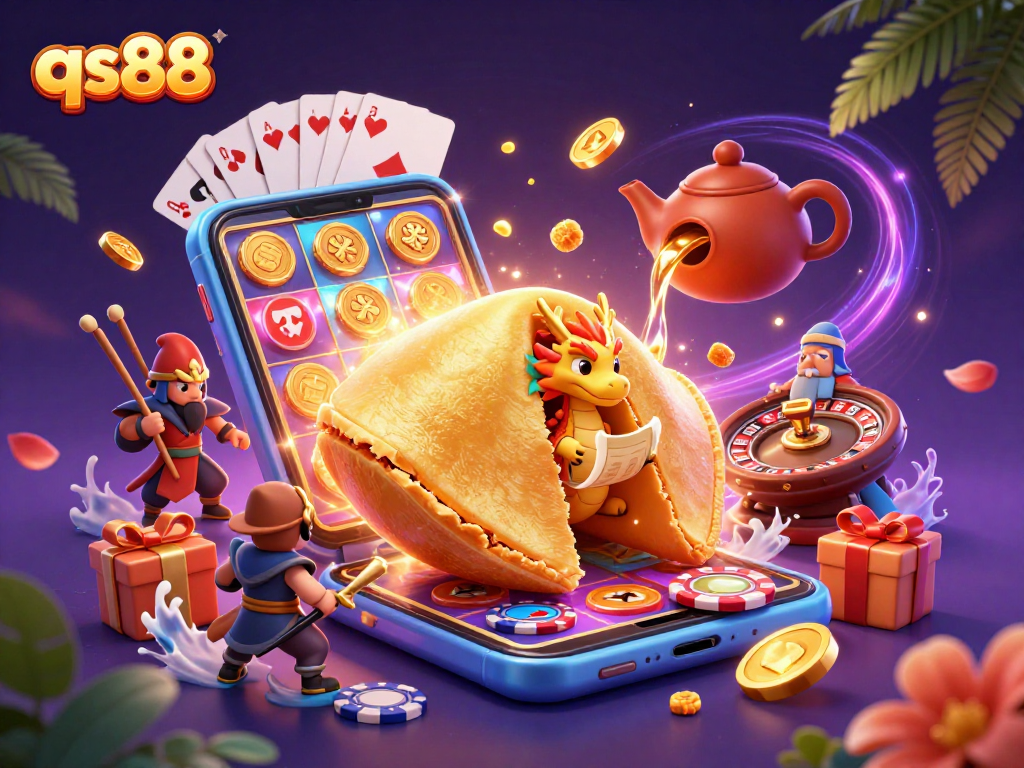 Experience the thrilling qs88 casino action with dynamic slot games, fortune cookies, and powerful dragon guardians.
