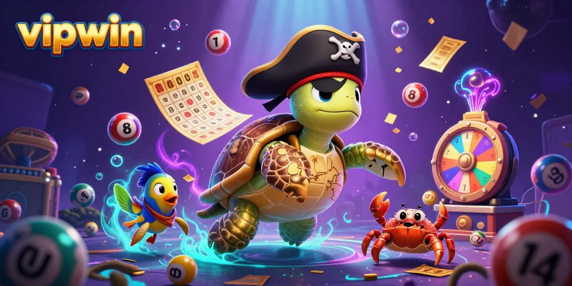 Engage with vipwin's exciting casino adventures featuring colorful characters and lottery action.
