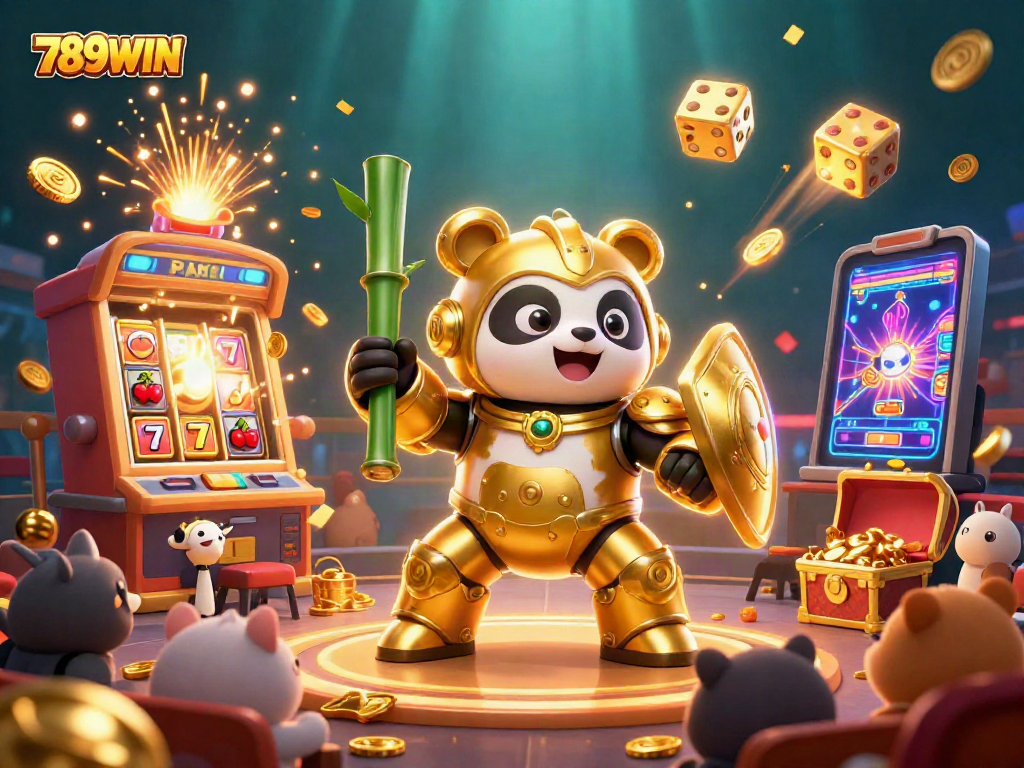 Experience the thrill of winning big with 789WIN at this vibrant casino scene.