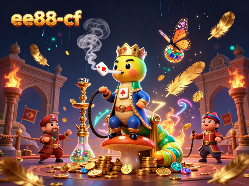 Enhance your gaming with the fantastical ee88-cf scene, featuring an enchanting hookah-master.