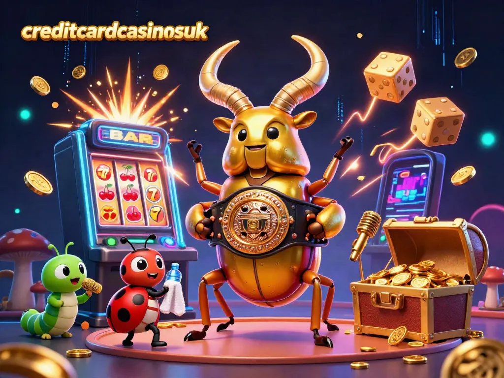 Engage with dynamic gaming visuals at creditcardcasinosuk featuring exciting casino elements and characters.
