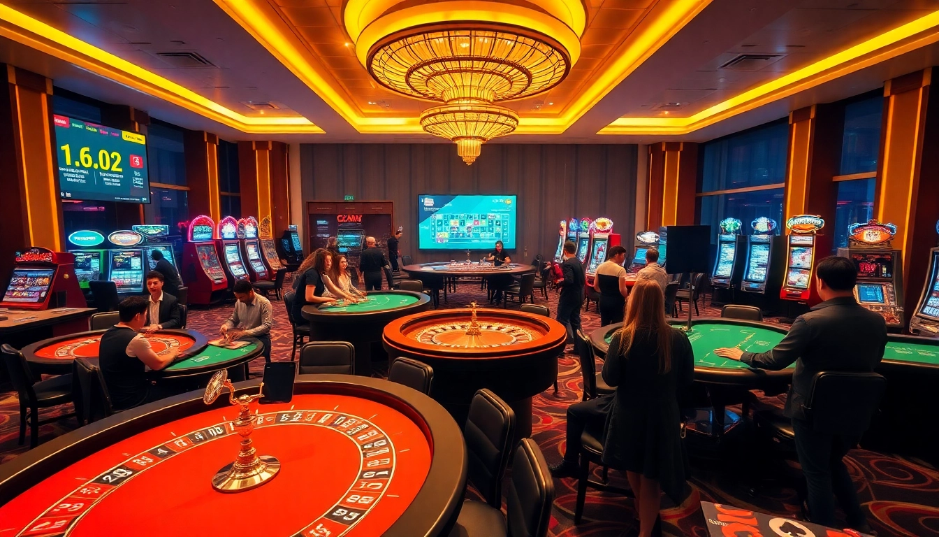 Engaging online casino environment featuring diverse games at good88.hu.net