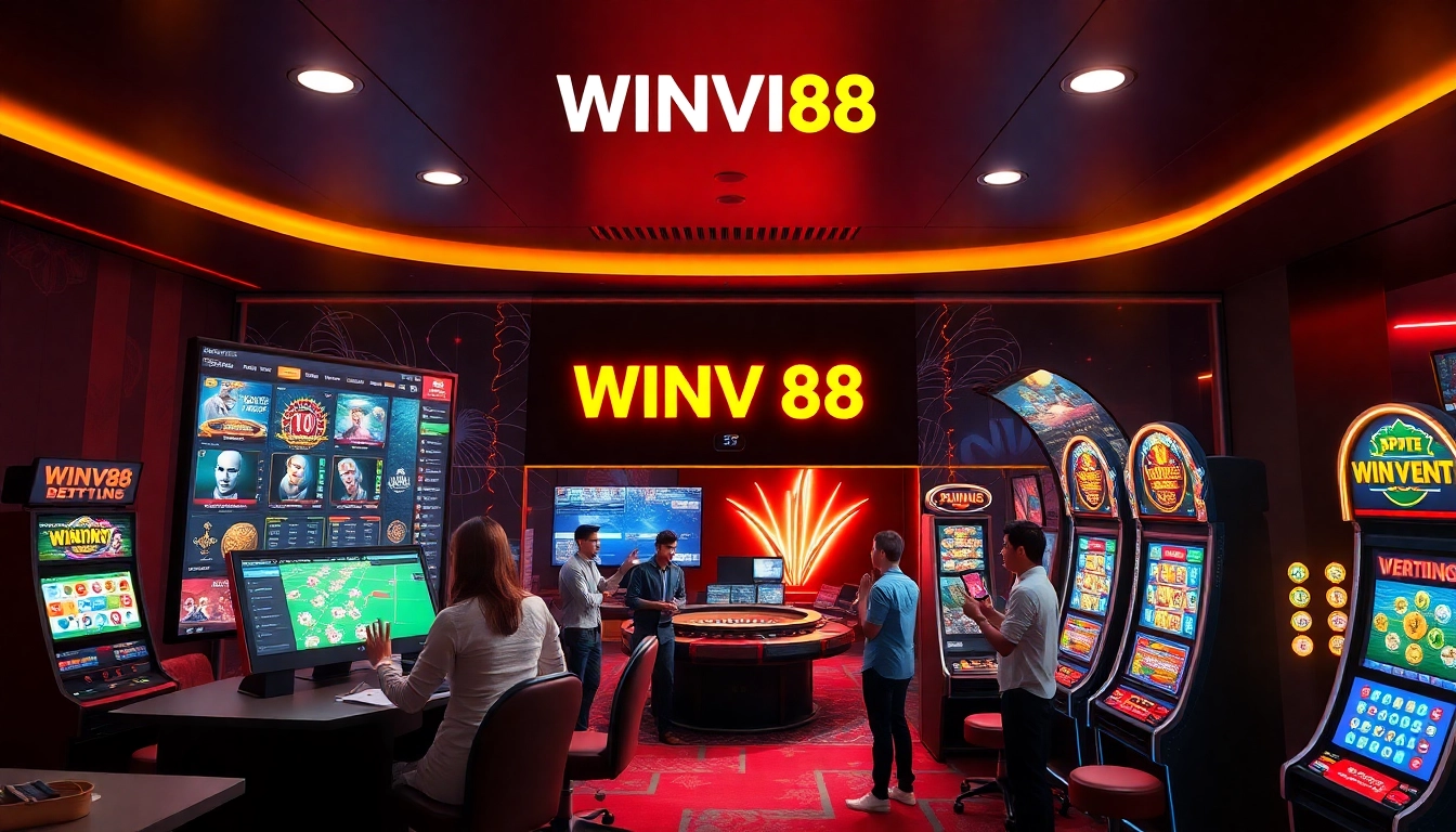 Experience the vibrant online gambling world at winvn88.live, showcasing interactive betting and casino games.