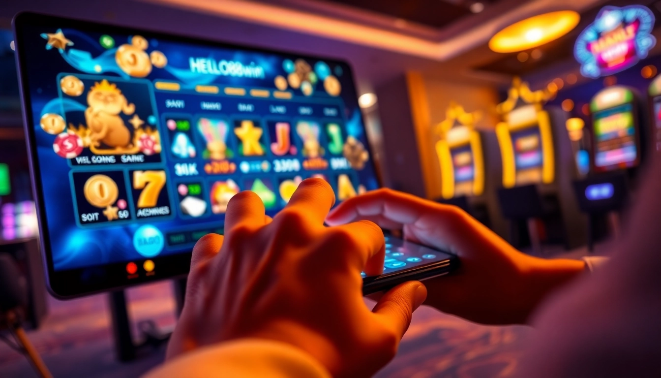 Experience the thrill of online gaming at hello88win.live with a vibrant digital setup and engaging gameplay.