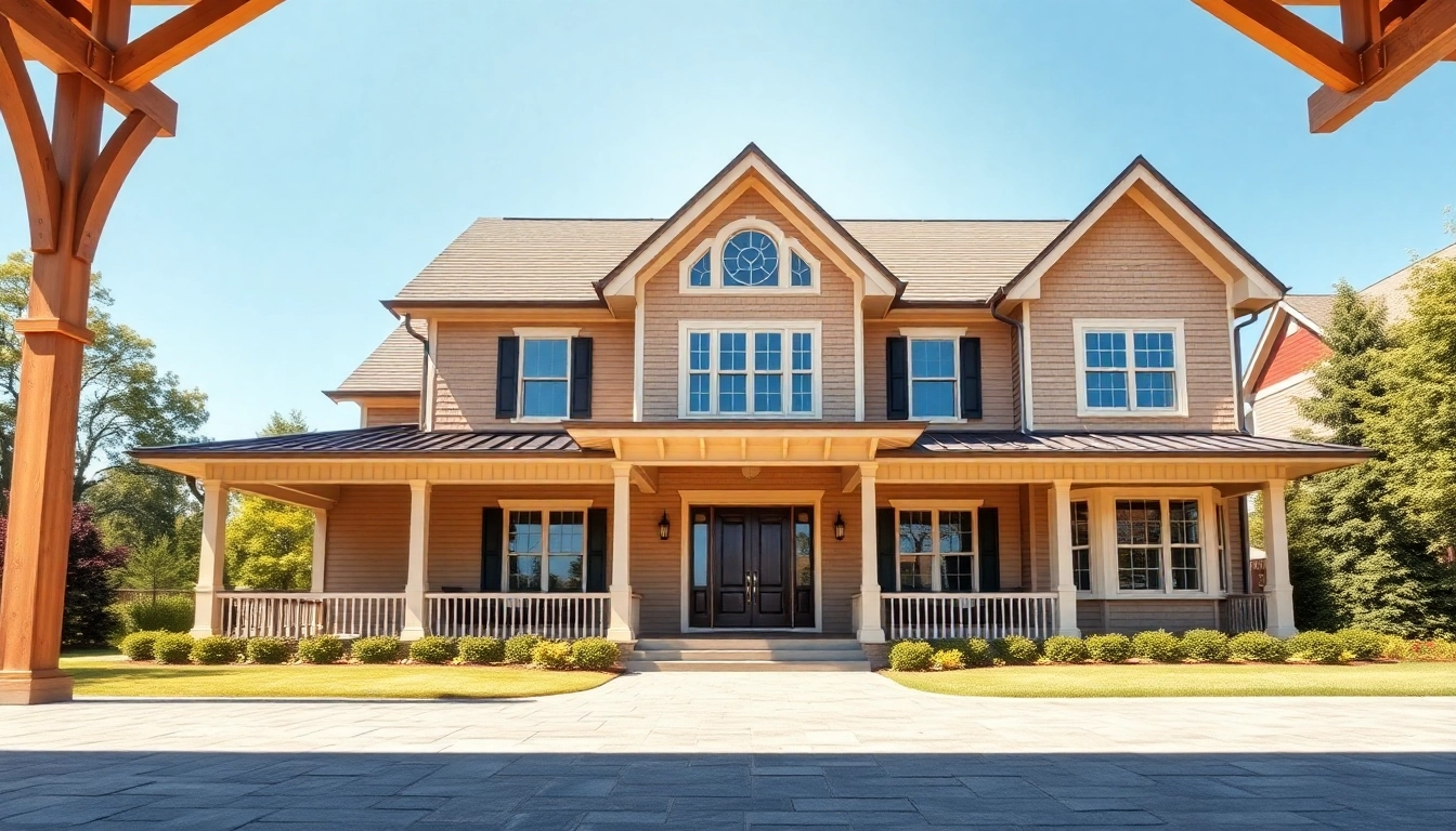 Showcasing the Winchester Foursquare Revival's elegant design and natural landscaping.