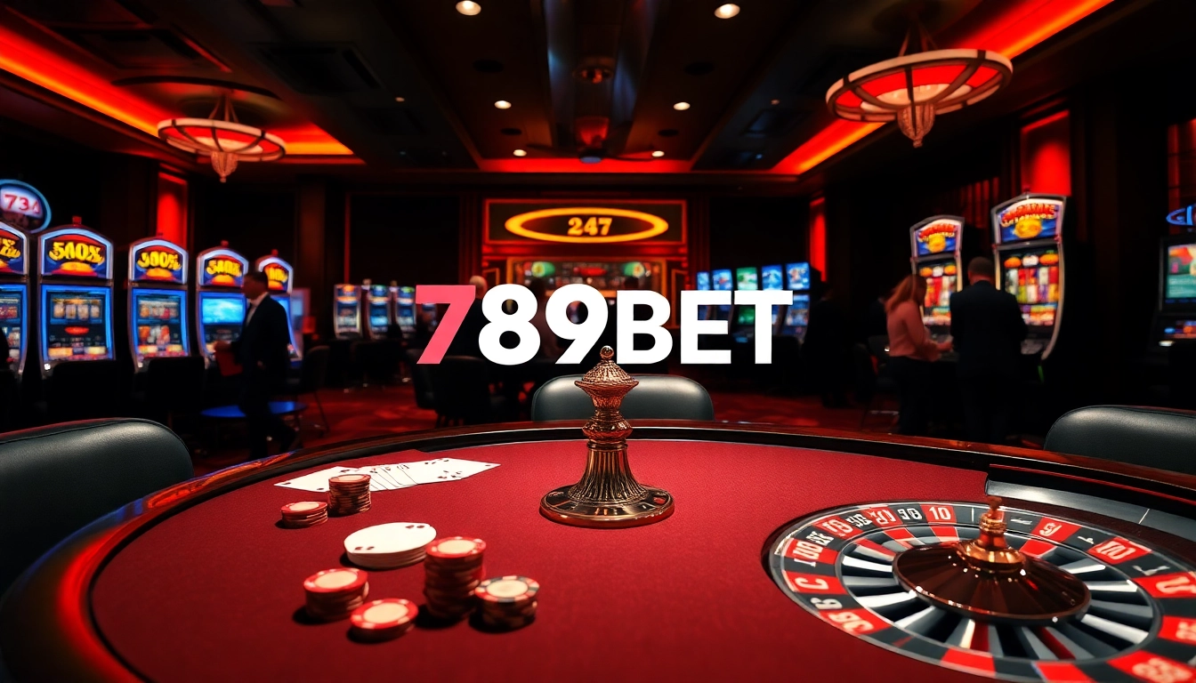 Experience the thrill of casino gaming with 789BET's exciting poker and roulette atmosphere.