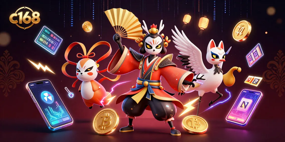 Experience the vibrant world of c168 with engaging characters and dynamic casino elements.
