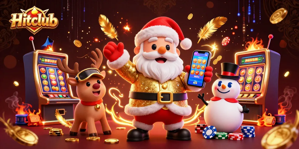 Engage with the thrilling atmosphere of Hitclub as Santa Claus embraces jackpot slots with festive flair.