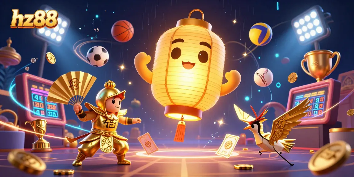 Experience thrilling gameplay at hz88 with dynamic casino scenes featuring exciting game elements and vibrant designs.