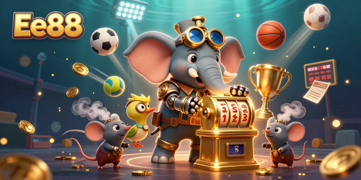 Engage in Ee88 betting with dynamic steampunk elements and vibrant casino action.