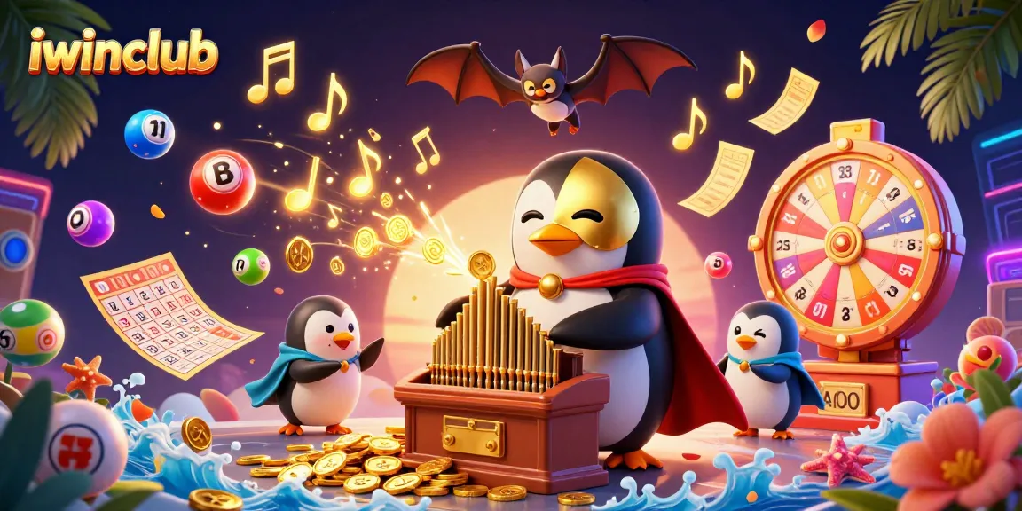 Experience the magic of iwinclub with a vibrant 3D casino scene full of excitement.
