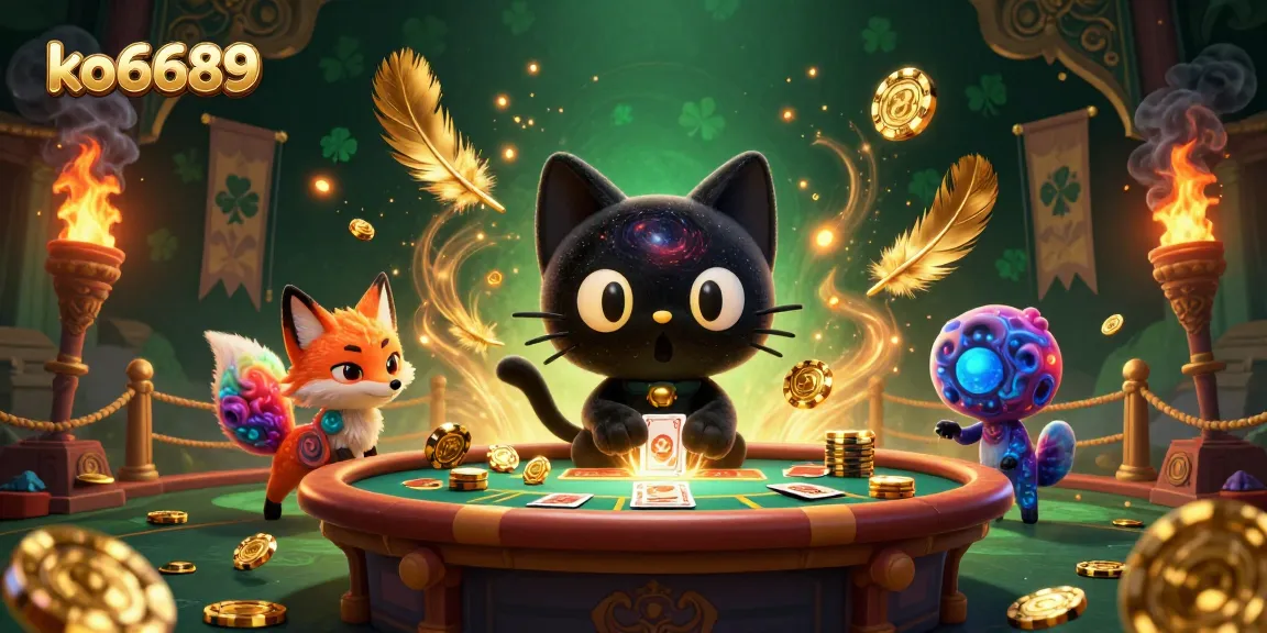 Engage in thrilling bets at ko6689 with colorful casino elements and dynamic action.